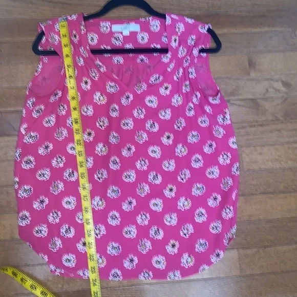 EUC Loft Petite Floral Sleeveless top - Picture 6 of 10